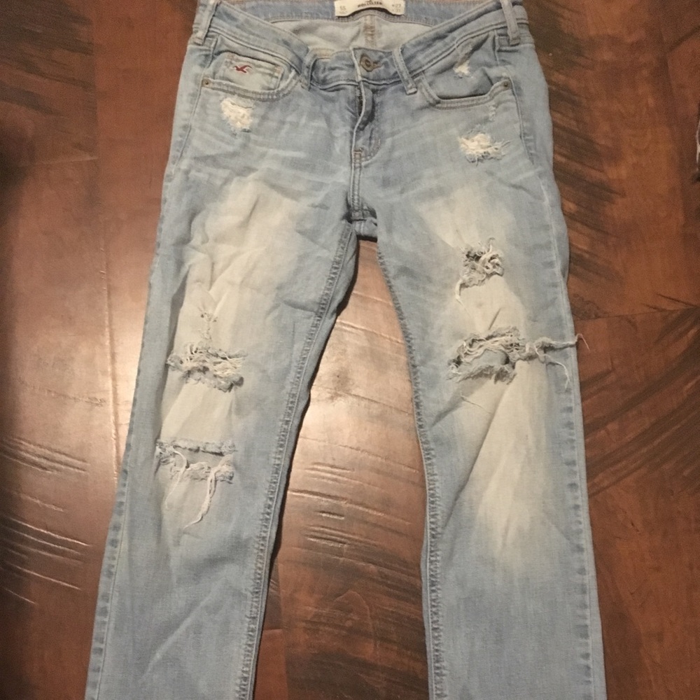 Hollister ripped jeans